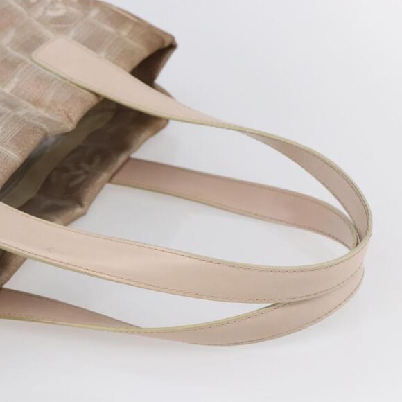 CHANEL New Travel Line Tote Bag Nylon Pink CC Auth BA7298 - Picture 7 of 16